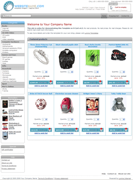 X-Cart 4.3 Template, Lumino FreshApple